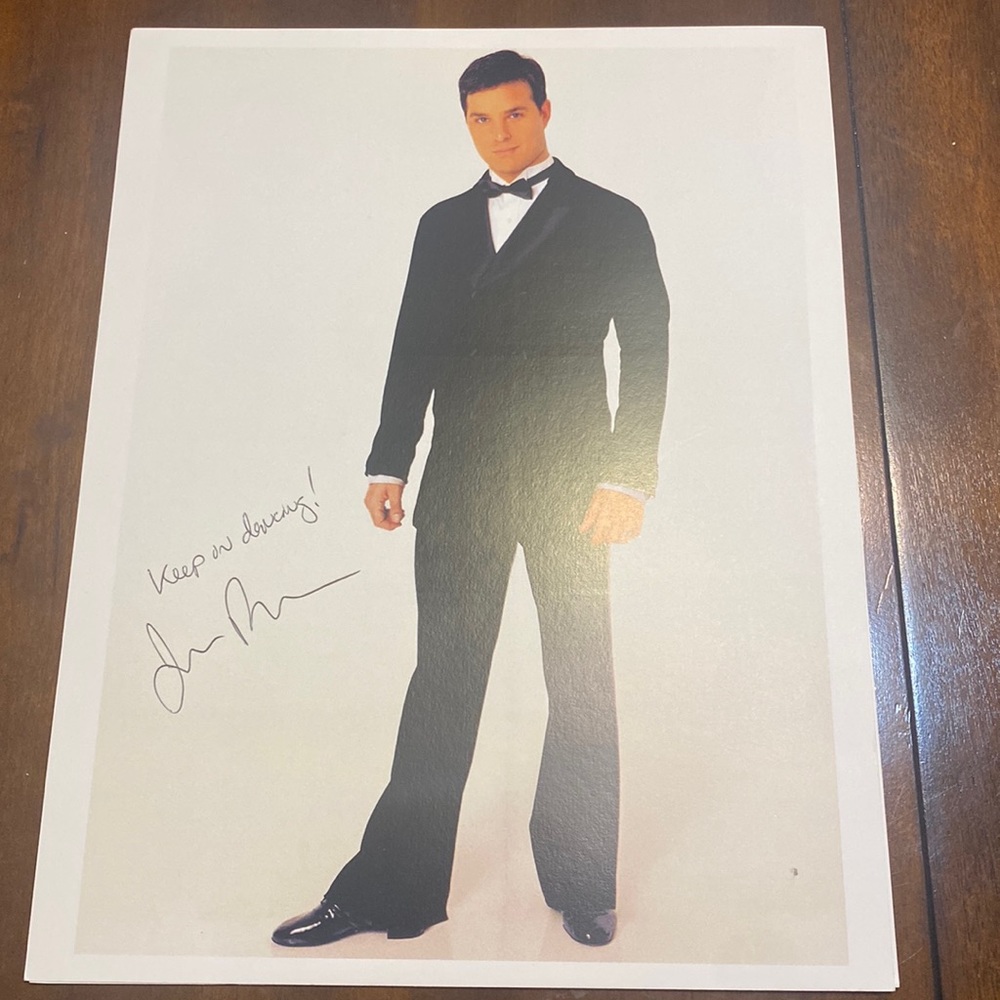 Personally signed photo of Jonathan Roberts from Dancing with the Stars.